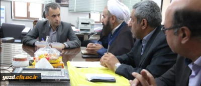 دیدار مدیرکل بنیاد شهید و ایثارگران استان با سرپرست امور پردیس های استان یزد