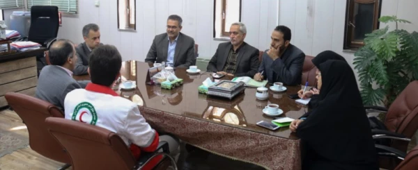 نشست مسئولان هلال احمر استان با مسئولین دانشگاه فرهنگیان یزد 3