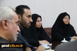 نشست مسئولان هلال احمر استان با مسئولین دانشگاه فرهنگیان یزد 5