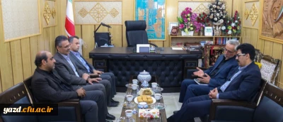 دیدار سرپرست امور پردیس های استانی دانشگاه فرهنگیان یزد با مدیر کل نوسازی، توسعه و تجهیز مدارس 