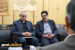 دیدار سرپرست امور پردیس های استانی دانشگاه فرهنگیان یزد با مدیر کل نوسازی، توسعه و تجهیز مدارس  3