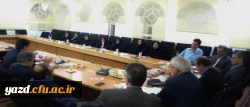 نشست سرپرست دانشگاه فرهنگیان یزد با اعضای شورای صنفی پردیس های استان 2