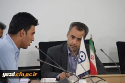 نشست سرپرست دانشگاه فرهنگیان یزد با اعضای شورای صنفی پردیس های استان 7