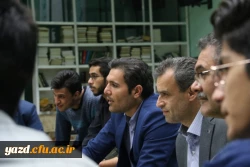 نشست مدیر استانی دانشگاه فرهنگیان یزد با نمایندگان کلیه کلاس های آموزشی پردیس شهیدان پاک نژاد 3