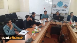 برگزاری نشست مدیر استانی دانشگاه فرهنگیان یزد با مسئولان تشکل ها و کانون های دانشجویی پردیس شهیدان پاک نژاد 3