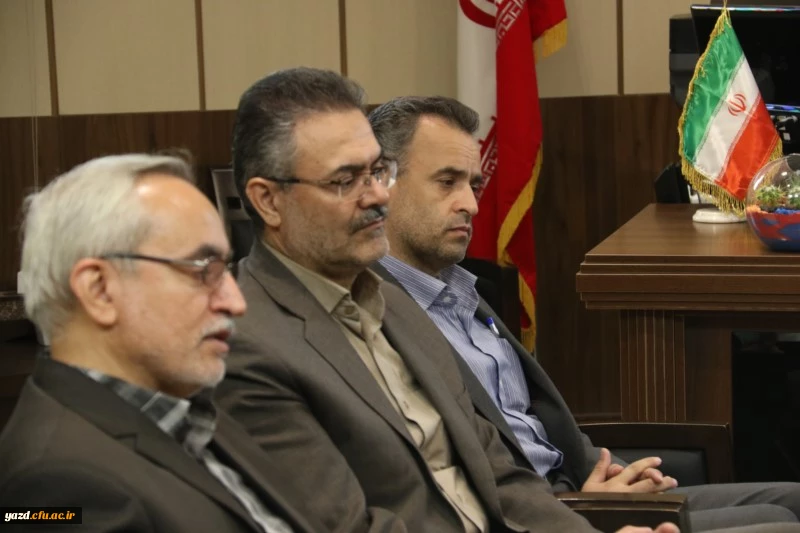دیدار سرپرست دانشگاه فرهنگیان یزد با مدیر کل دیوان محاسبات استان 5