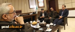 دیدار سرپرست دانشگاه فرهنگیان یزد با مدیر کل دیوان محاسبات استان 8