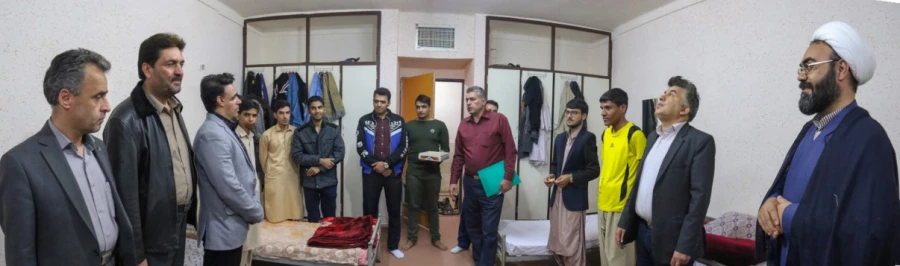در راستای برنامه ریزی به منظور بازدید های منظم از سراهای دانشجویی پردیس شهیدان پاک نژاد یزد انجام شد: 4