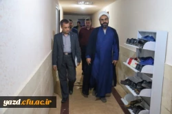 در راستای برنامه ریزی به منظور بازدید های منظم از سراهای دانشجویی پردیس شهیدان پاک نژاد یزد انجام شد: 6