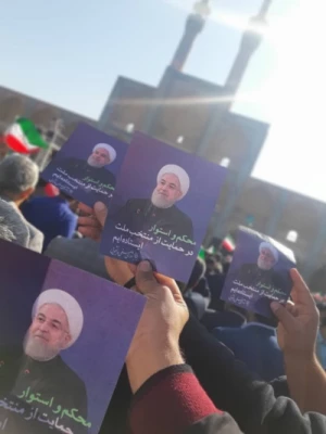 حضور پر شور دانشجو معلمان دانشگاه فرهنگیان یزد در مراسم استقبال از ریاست محترم جمهوری به روایت تصویر 15