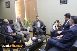 دیدار مدیر امور پردیس های استانی با فرماندار یزد 3