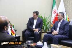 دیدار مدیر امور پردیس های استانی با فرماندار یزد 5