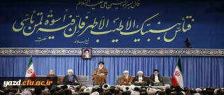 رهبر انقلاب اسلامی در دیدار مسئولان نظام، مهمانان کنفرانس وحدت و سفرای کشورهای اسلامی:
محو اسرائیل یعنی صاحبان اصلی فلسطین بتوانند دولت را انتخاب کنند