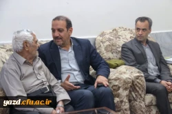 دیدار معاون فرهنگی و اجتماعی دانشگاه فرهنگیان با خانواده دانشجو معلم شهید محمود زارعیان 11