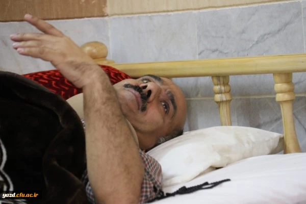 عیادت مدیر استانی دانشگاه فرهنگیان یزد از مدیر آموزش و پرورش شهرستان تفت 4