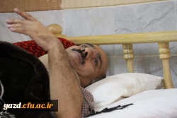 عیادت مدیر استانی دانشگاه فرهنگیان یزد از مدیر آموزش و پرورش شهرستان تفت 4