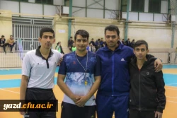 افتتاحیه مسابقات فوتسال پردیس شهیدان پاک نژاد یزد 6