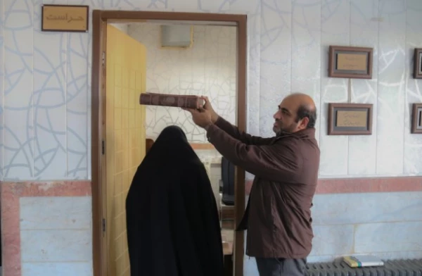 نشست صمیمانه مسئولان مدیریت امور پردیس های استان یزد  با کارکنان پردیس حضرت فاطمه الزهرا(س) 13