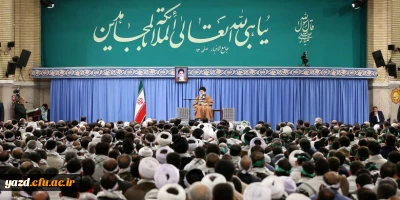 رهبر معظم انقلاب اسلامی در دیدار هزاران نفر از بسیجیان: ملت بار دیگر عظمت خود را نشان داد و توطئه خطرناکی را نابود کرد