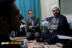 بازدید مسئولان دانشگاه از سراهای دانشجویی پردیس شهیدان پاک نژاد یزد 8