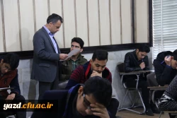 مدیر دانشگاه فرهنگیان یزد از حوزه امتحانات پردیس های استان بازدید کرد 6