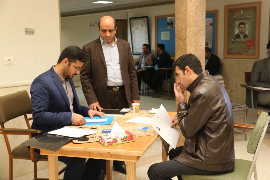 بازدید مدیر کل آموزش و پرورش استان یزد از روند مصاحبه پذیرفته شدگان آزمون مهارت آموزان ماده28 6