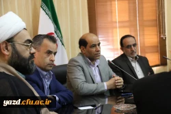 جلسه هماهنگی مراسم تشییع و تدفین شهید گمنام در دانشگاه فرهنگیان یزد 3