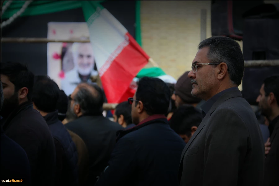 تشییع و تدفین شهید گمنام در دانشگاه فرهنگیان یزد 26