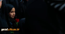 تشییع و تدفین شهید گمنام در دانشگاه فرهنگیان یزد 35