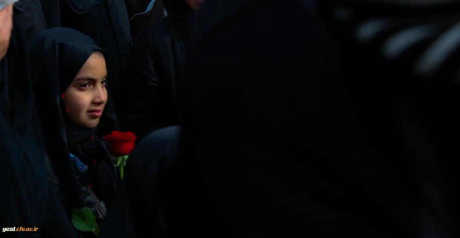 تشییع و تدفین شهید گمنام در دانشگاه فرهنگیان یزد 35