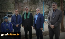 تشییع و تدفین شهید گمنام در دانشگاه فرهنگیان یزد 36