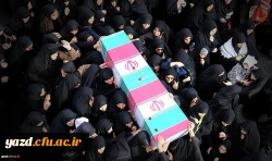 حضور مشاور ریاست دانشگاه و مدیر کل امور شاهد و ایثارگران دانشگاه فرهنگیان در مراسم تشییع و تدفین شهید گمنام دانشگاه فرهنگیان یزد 9