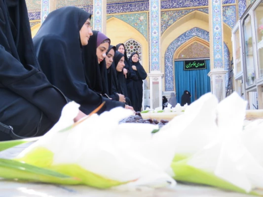  تجدید میثاق کارکنان و دانشجویان پردیس حضرت فاطمه الزهرا(س) با شهدا 12