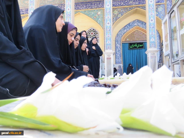  تجدید میثاق کارکنان و دانشجویان پردیس حضرت فاطمه الزهرا(س) با شهدا 13