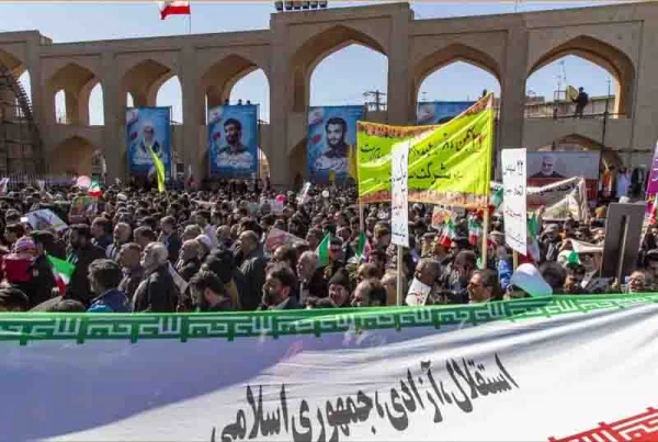  تجدید میثاق دانشجومعلمان و دانشگاهیان دانشگاه فرهنگیان یزد با حضور در راهپیمایی 22 بهمن 7