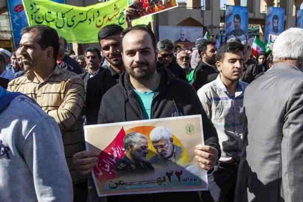  تجدید میثاق دانشجومعلمان و دانشگاهیان دانشگاه فرهنگیان یزد با حضور در راهپیمایی 22 بهمن 8