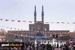  تجدید میثاق دانشجومعلمان و دانشگاهیان دانشگاه فرهنگیان یزد با حضور در راهپیمایی 22 بهمن 9