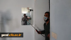 ضدعفونی کلیه فضاهای دانشگاه فرهنگیان یزد 3