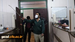 ضدعفونی کلیه فضاهای دانشگاه فرهنگیان یزد 9