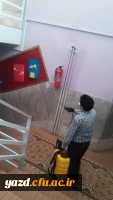 ضدعفونی کلیه فضاهای دانشگاه فرهنگیان یزد 10