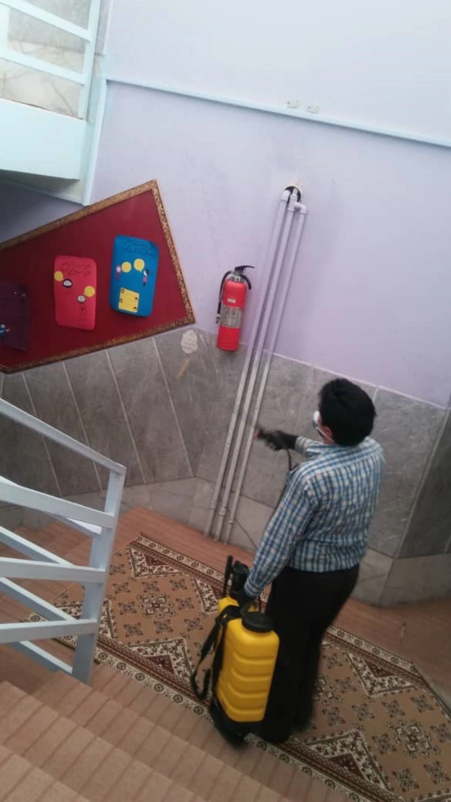 ضدعفونی کلیه فضاهای دانشگاه فرهنگیان یزد 10