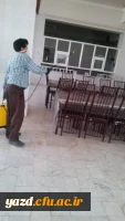 ضدعفونی کلیه فضاهای دانشگاه فرهنگیان یزد 18