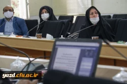 پنجمین جلسه شورای آموزشی دانشگاه فرهنگیان یزد ویژه دوران کرونا 8