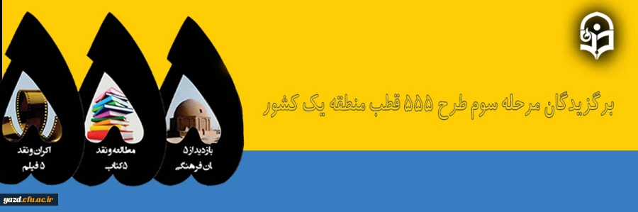 برگزیدگان مرحله سوم طرح 555 قطب منطقه یک کشور 2