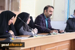 سومین جلسه شورای مدیریت، نظارت و ارزیابی و توسعه منابع مدیریت امور پردیس های استان یزد 4