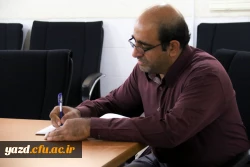 نهمین جلسه شورای آموزشی دانشگاه فرهنگیان یزد ویژه دوران کرونا 3