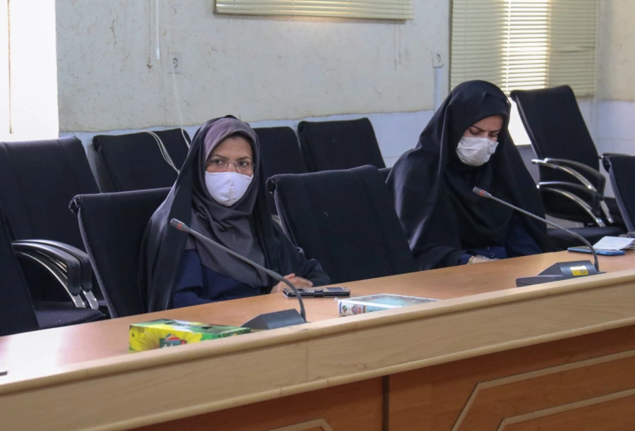 نهمین جلسه شورای آموزشی دانشگاه فرهنگیان یزد ویژه دوران کرونا 5