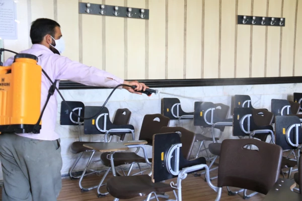 ضد عفونی مستمر پردیس های دانشگاه فرهنگیان استان یزد 6