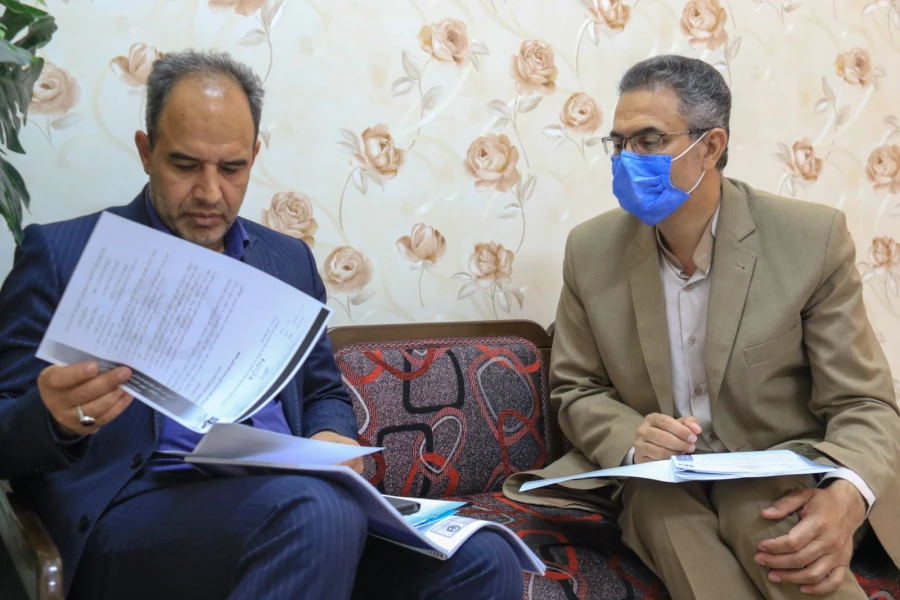 دیدار مسئولین دانشگاه فرهنگیان یزد با معاون هماهنگی امور عمرانی استاندر 5