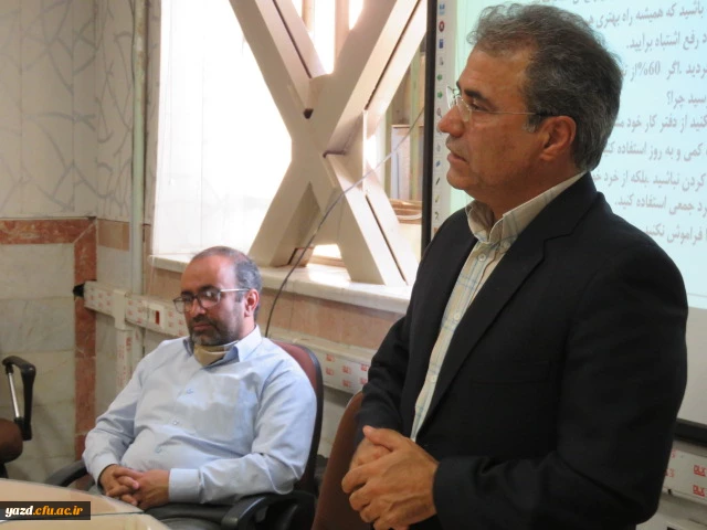 اولین جلسه از دوره آموزشی عملیاتی کایزن ویژه سرپرستان شبانه روزی پردیس فاطمه الزهرا (س) یزد 6